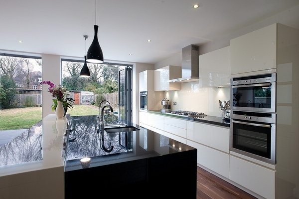 house extension ideas modern minimalist kitchen 