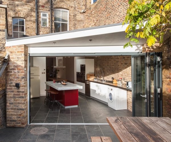 how to plan kitchen extension remodel indoor outdoor