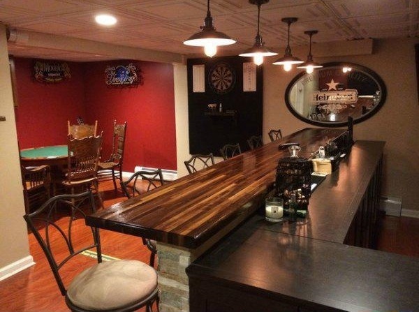 home bar poker table decorating ideas