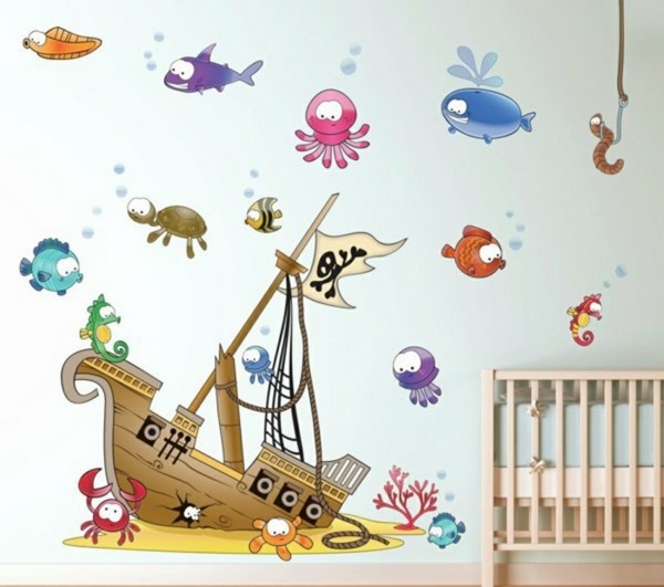 pirate-ship-wall-stiker-wall-decal-ideas-kids-bedroom-decorating-ideas