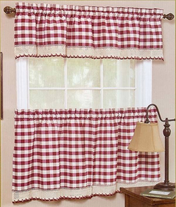 red-white-checked-fabric-country-style-curtains-with-valance