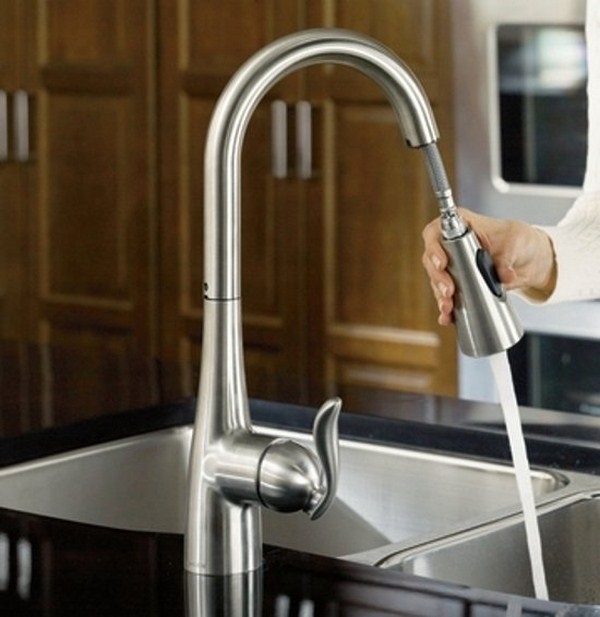 retractable-stainless-steel-kitchen-faucet-modern-moen-faucets