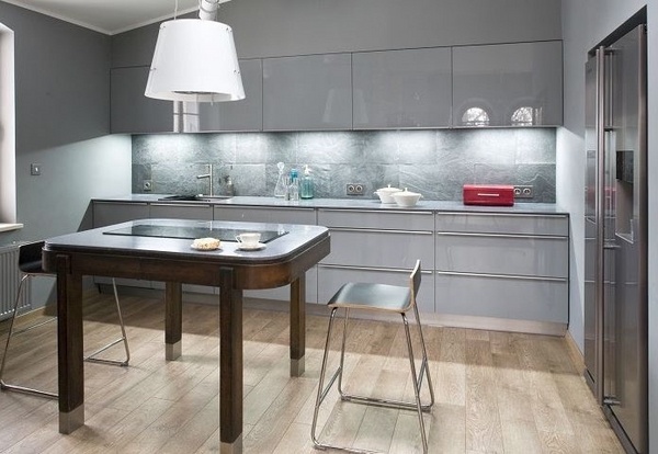 small kitchen design ideas modern grey kitchen cabinets under cabinet lighting