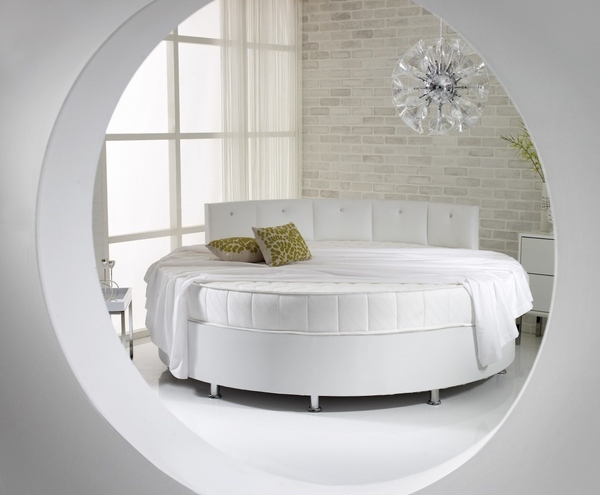 white round bed modern bedroom furniture ideas elegant bedroom 