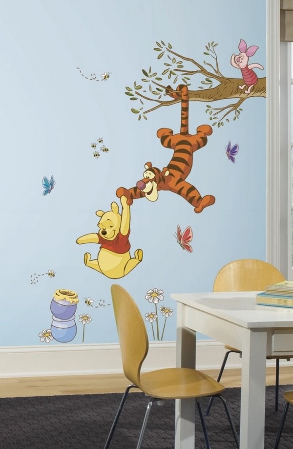 wall decorating ideas Winnie the pooh and Tiger decalss