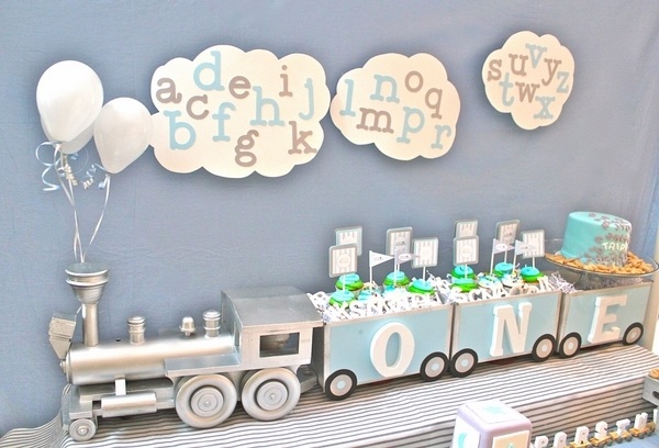 1st home party train alphabet