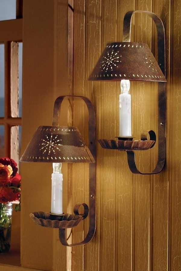 DIY-primitive-home-decor-ideas-wall-sconces-vintage-light-fixtures