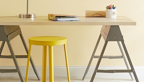 furniture yellow stool