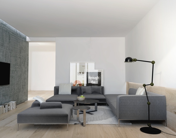 Gray-living-room-set-gray-furniture-ideas-modern-low-sofa