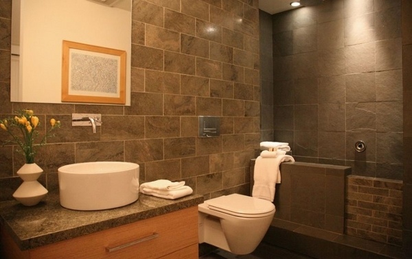Modern low flow toilet design small bathroom