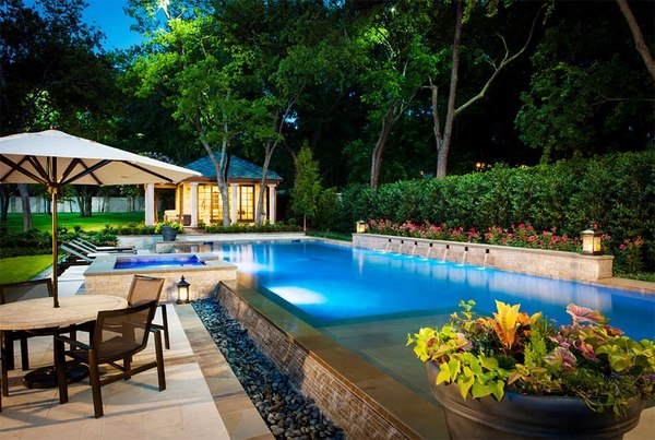  ideas modern patio design pool house 