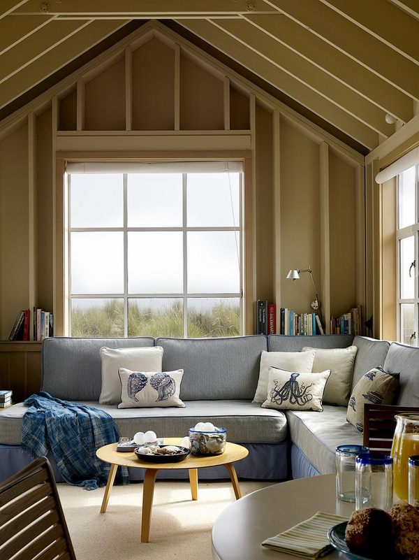 beach style living room coastal decor ideas gray sofa round coffee table