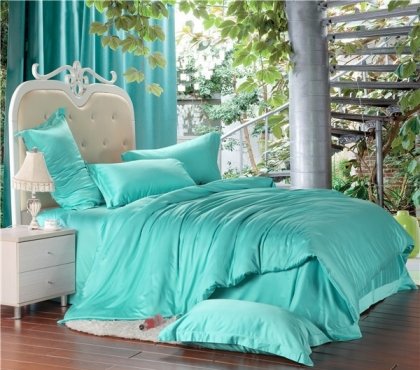beautiful-turquoise-bedding-set-bedroom-decorating-ideas-elegant-bedroom-furniture