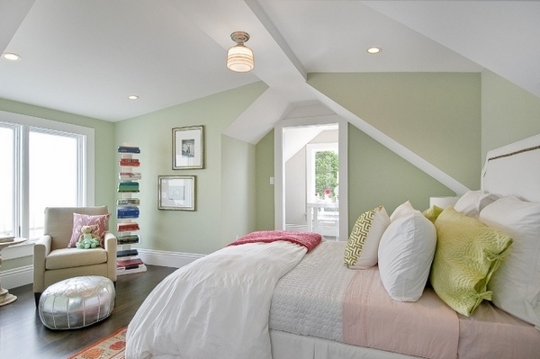 pastel bedroom colors green pink