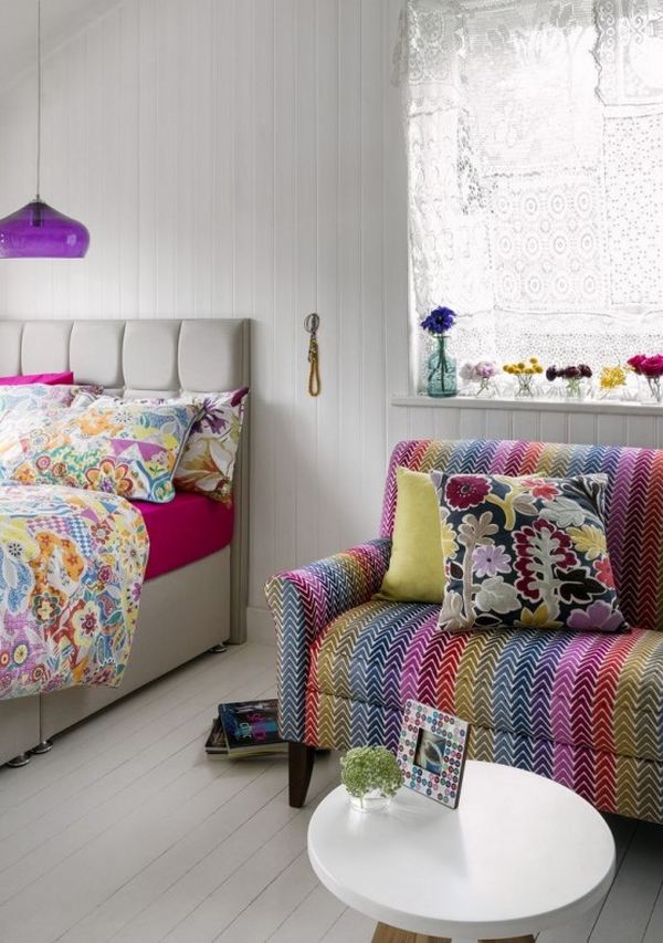  bedroom designs colorful sofa 