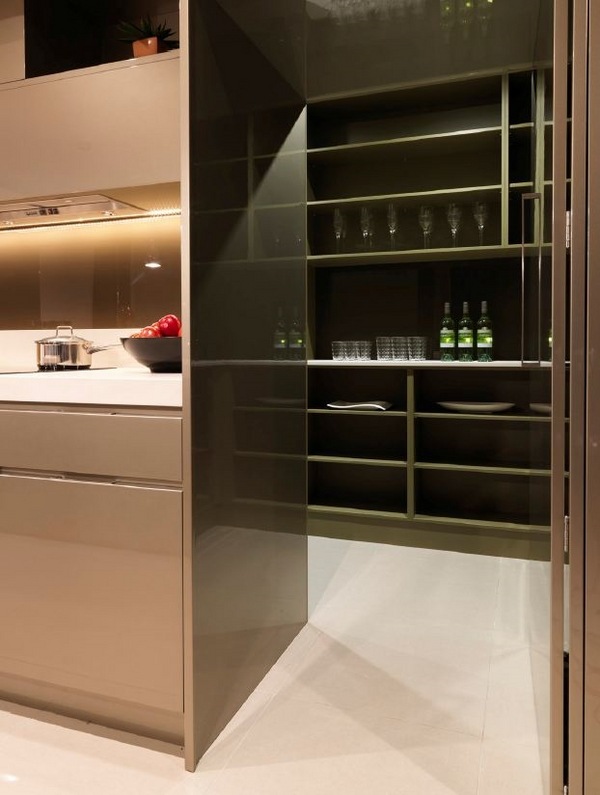 contemporary butlers pantry design storage ideas open shelves 