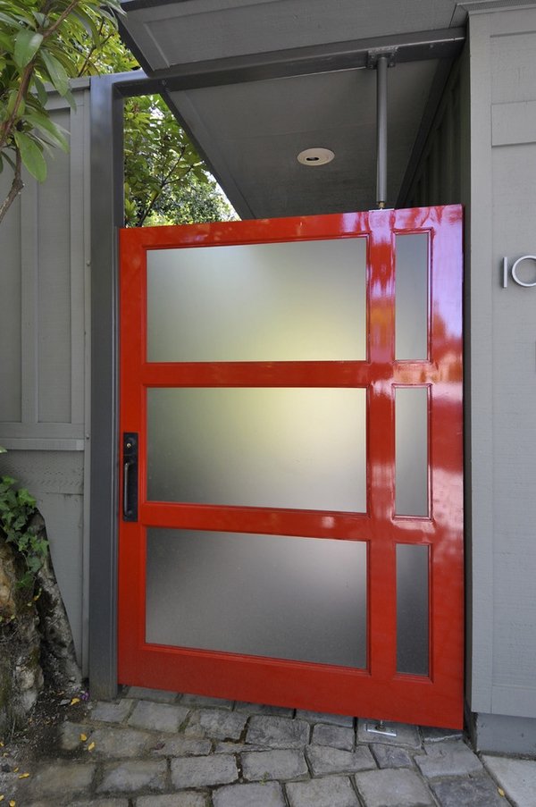 contemporary front door ideas glass house entry