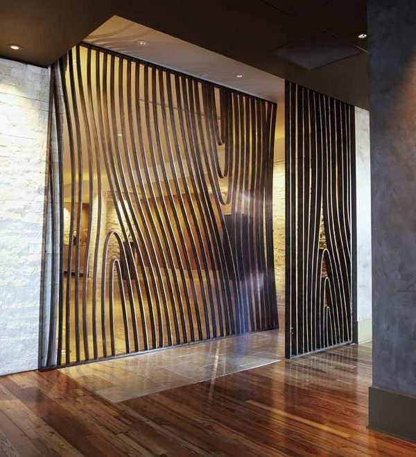 contemporary home decor ideas wood screens room divider