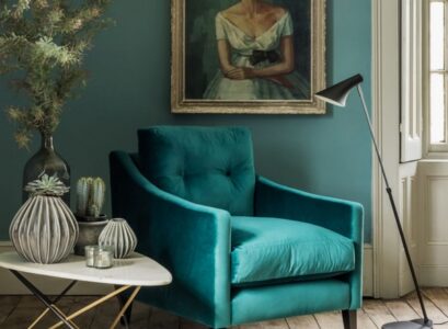 deep-velvet-armchair-turquoise-furniture-ideas-reading-corner-side-table