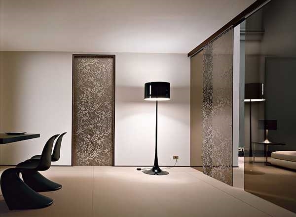glass partitions room dividers modern dining room minimalist dining room