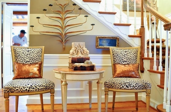 interior decor ideas animal prints ideas chair upholstery 
