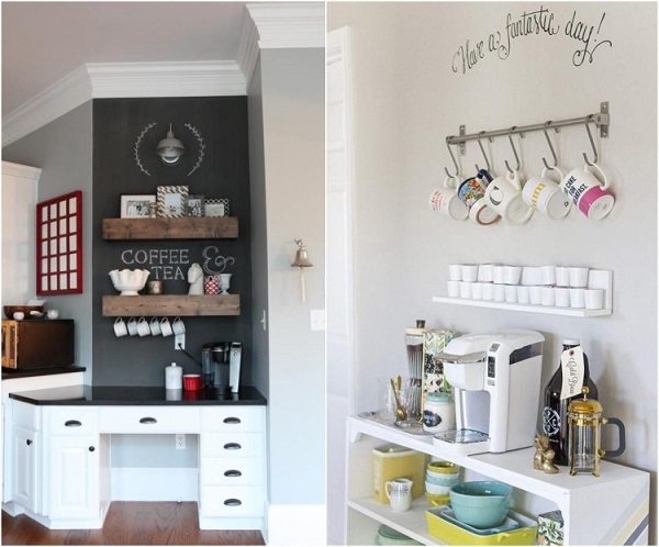 kitchen-decorating-ideas-coffee-bar-coffee-mugs-coffee-machine