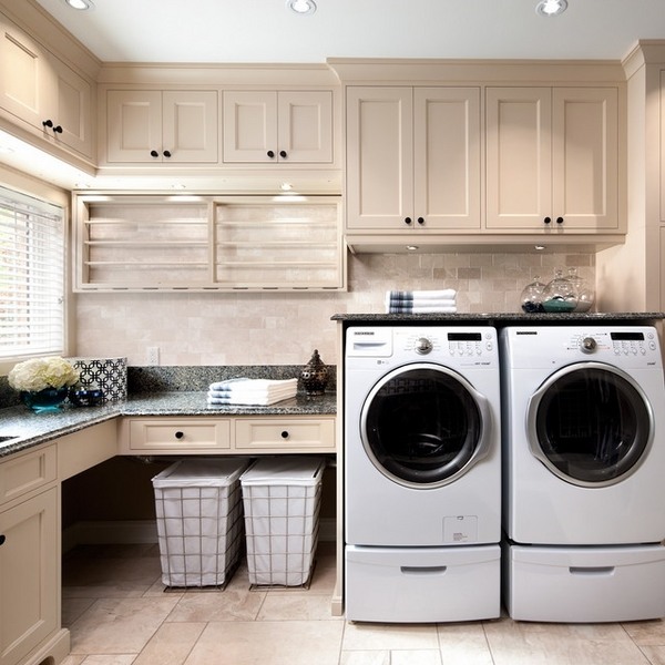 laundry-room-cabinets-ideas-cream-color-open-shelves-laundry-organizers