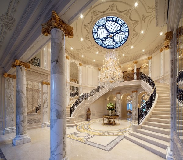 luxury interiors entry awesome staircase