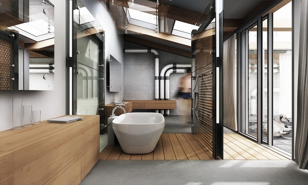 bathroom design industrial style decor ideas loft style bathroom