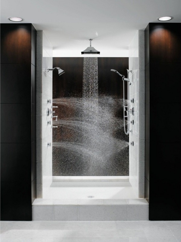 modern bathroom design-shower-faucets-rain-showerhead 