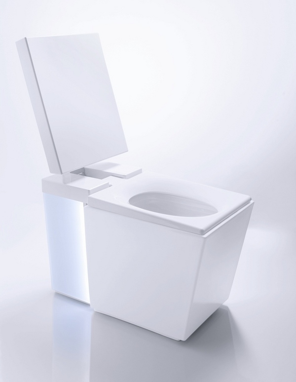 modern bathroom furniture tankless toilet ideas space saving 