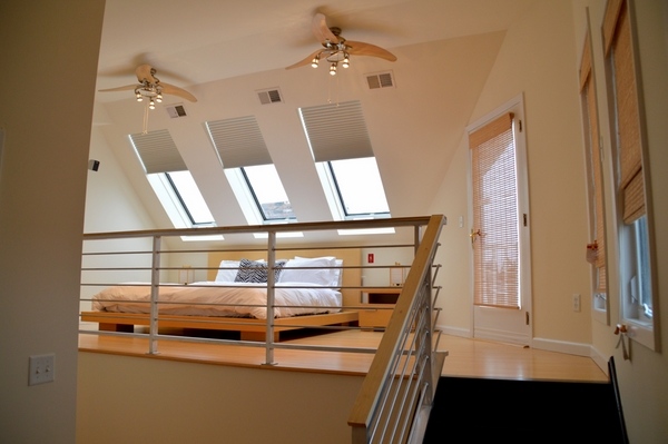 modern bedroom loft