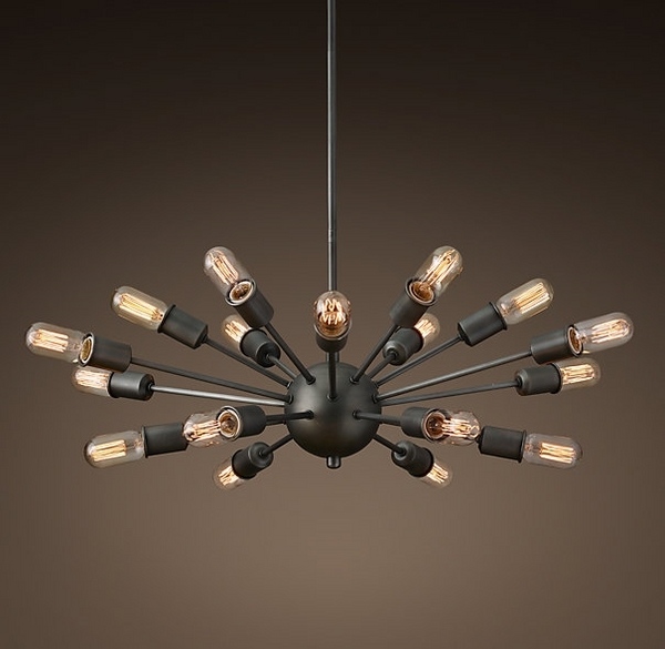modern sputnik chandelier home lighting ideas mid century style