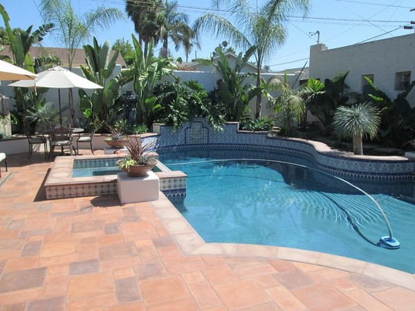 outdoor swimming pool deck ideas patio floor