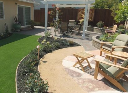 patio-design-modern-landscaping-ideas-decomposed-granite-lawn-outdoor-furniture