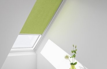 skylight-blinds-ideas-green-color-window-blind-attic-remodel-ideas