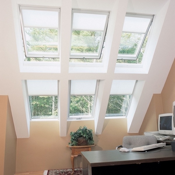 skylight blinds ideas home office design attic remodel ideas 