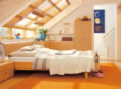 skylight-covers-and-shades-ideas-modern-attic-bedroom-design
