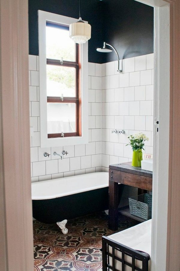 small bathroom ideas wall mounted tub faucet