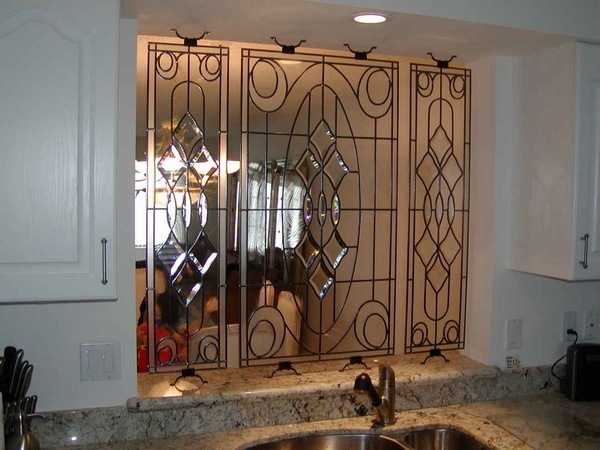 stained glass room divider home decorating ideas