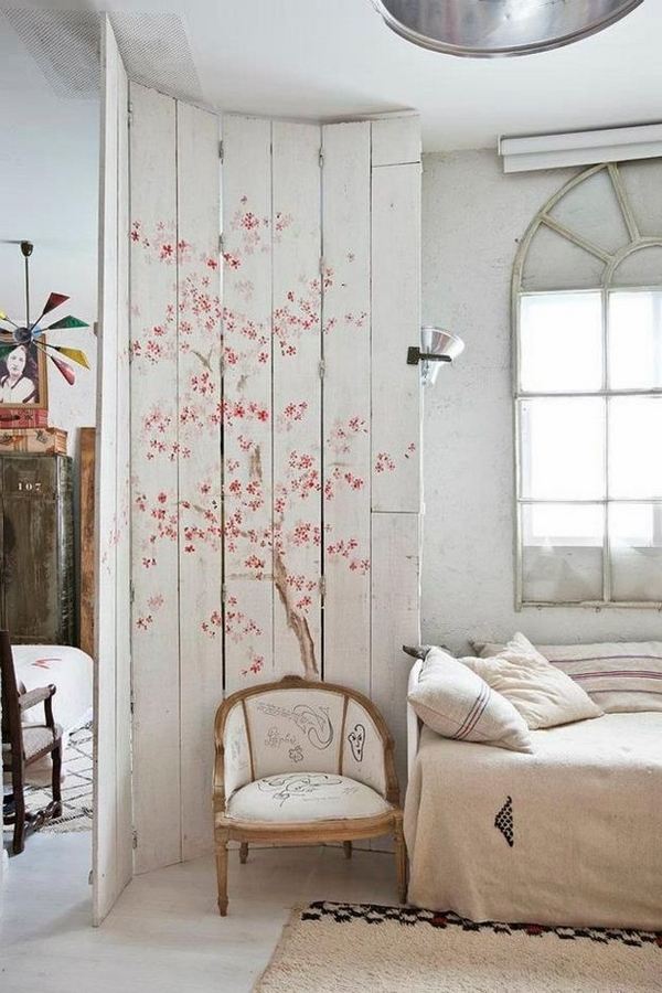stylish wood screen bedroom decorating ideas 