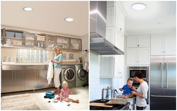 tubular skylights sun tunnel lights laundry room kitchen lighting