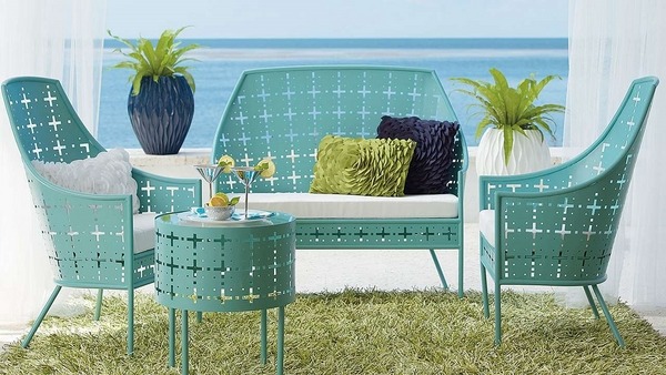 metal patio set 