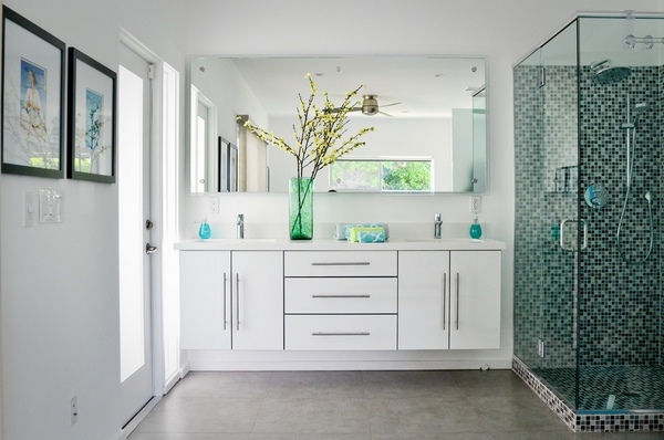 white double sink vanity modern bathroom furniture ideas
