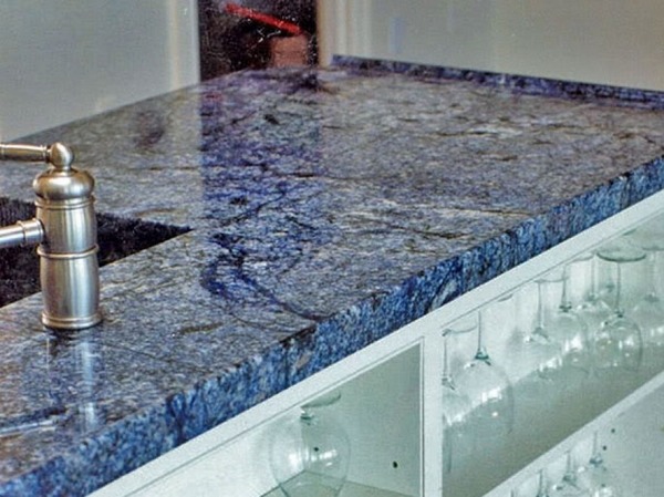 Blue countertops design decoration ideas