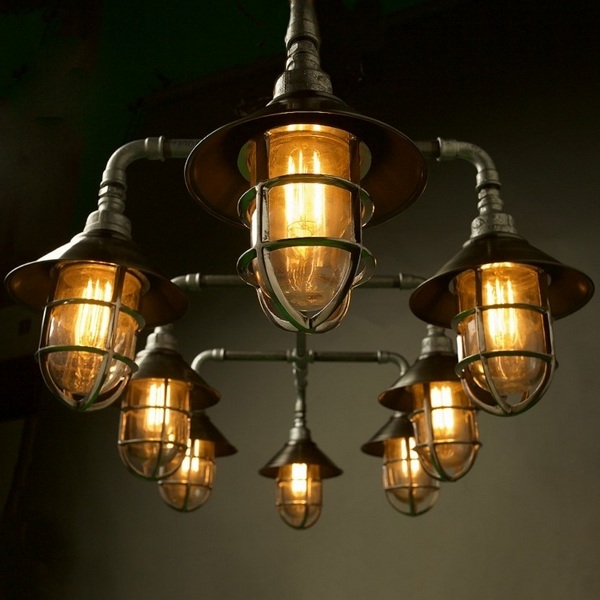 Edison-bulb chandelier-industrial-lighting-fixture-design 
