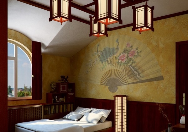 Japanese bedroom wall decoration 
