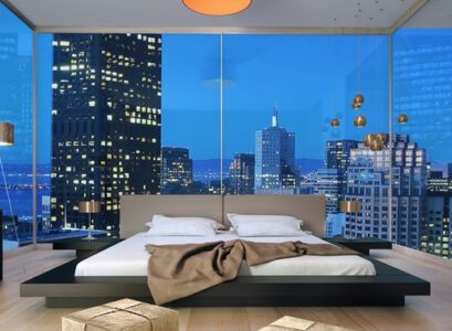 Japanese-style-bed-design-ideas-minimalist-bedroom-platform-bed-Japanese-style-bedroom