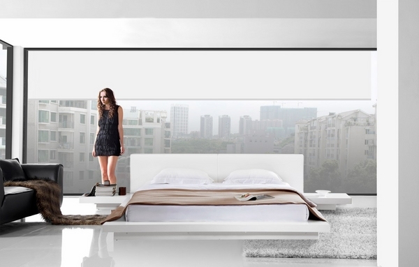 bed design ideas platform bed minimalist bedroom 