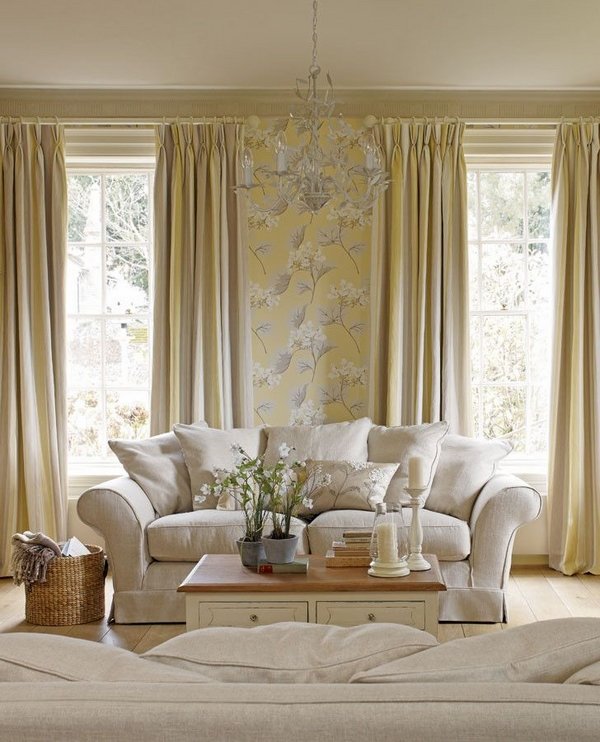  Laura  Ashley  wallpaper a perfect choice for living room  